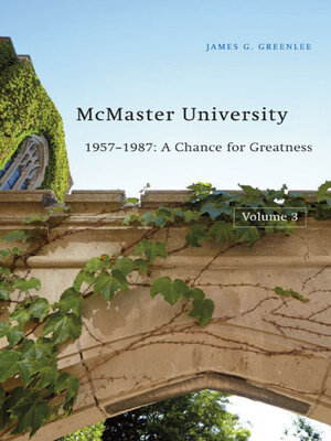 cover image of McMaster University, Volume 3